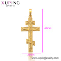 34025 xuping 24k gold plated religious wholesale Jesus cross pendant